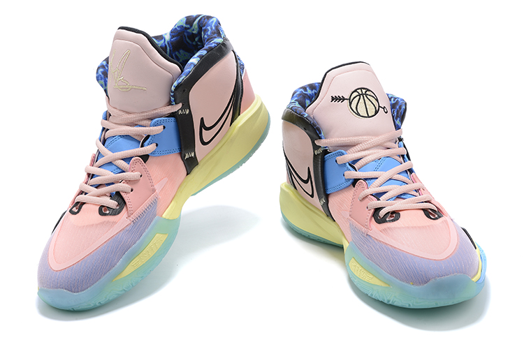 2022 Nike Kyrie Irving 8 Pink Blue Black Yellow Shoes